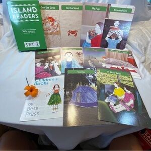 Island Readers set 2 children’s books BNIB w/cellophane wrapped.